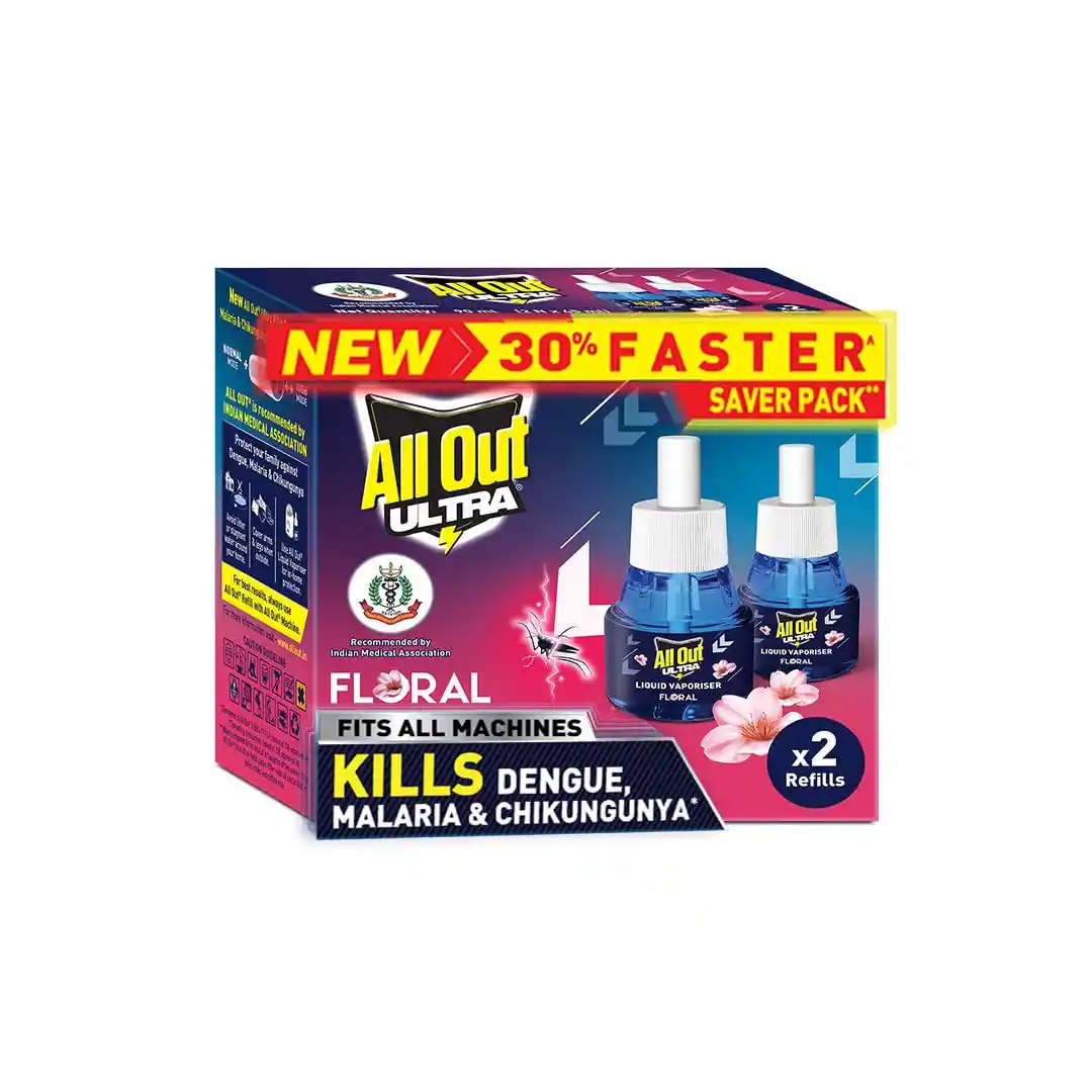 All Out Ultra Liquid Vaporizer, Floral Fragrance Refill